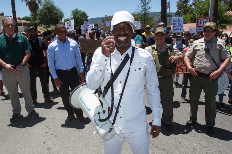 Stand Up For Justice community members gathered at an MLK Day event.
