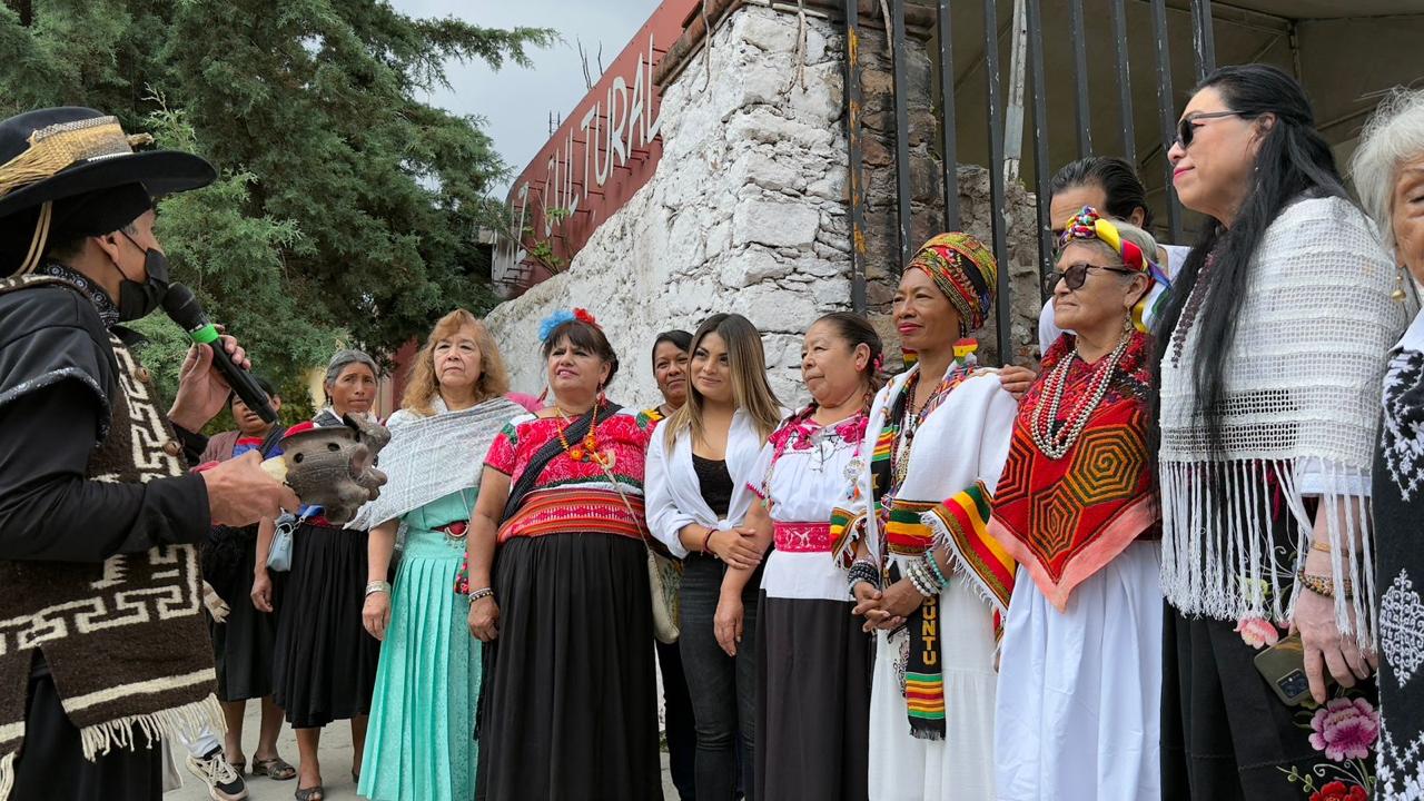 Women gathered in community and ceremony.